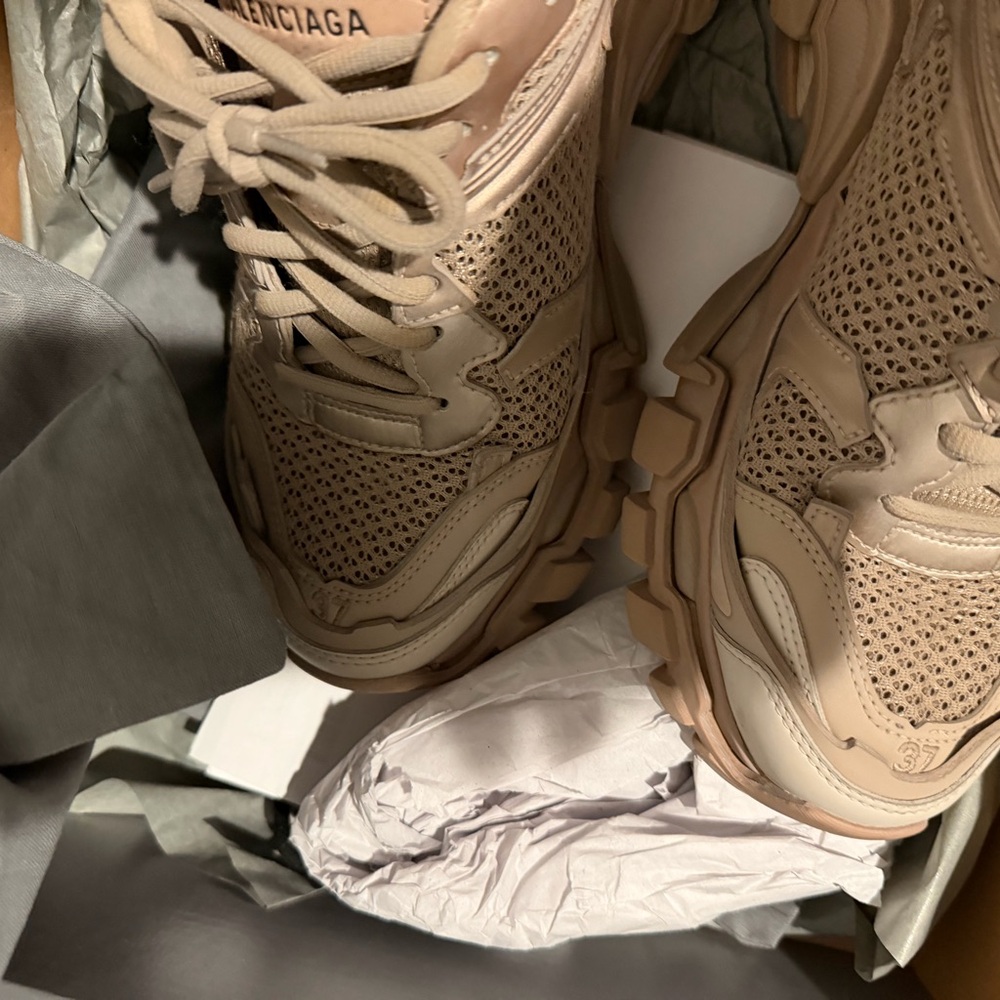 Balenciaga Nude Tone Sneakers
